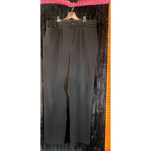 Christopher & Banks Women’s 10 Long Black Dress Pants Career Trousers